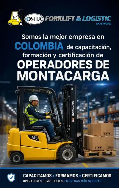 Capacitacion Operadores de montacargas en Colombia